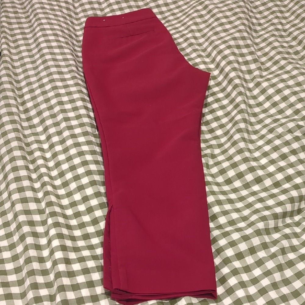 Elegant Red Women's Pants
